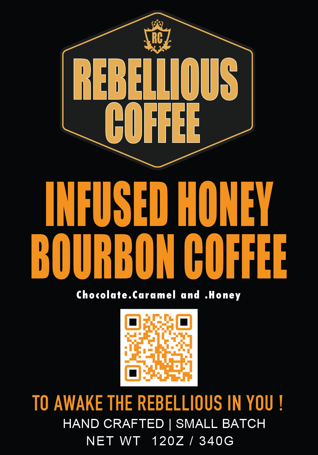 INFUSED HONEY BOURBON COFFEE | 12oz